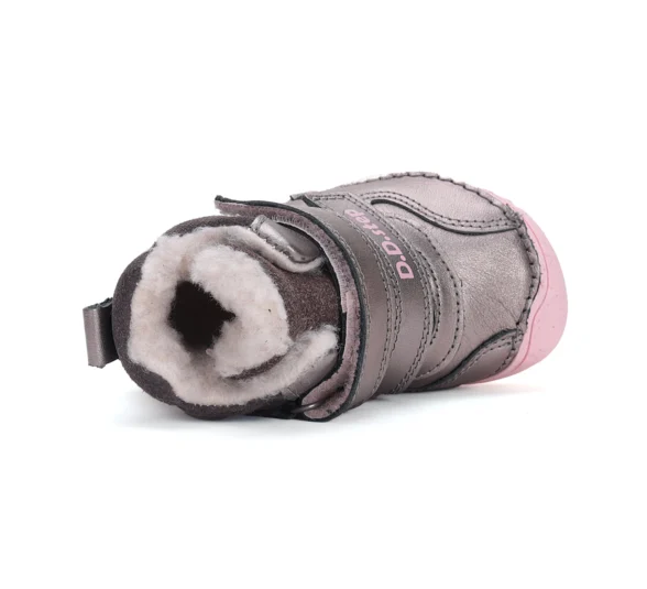 D.D.Step Sweetstep Bronze Pink Stripe winter boots - Image 4