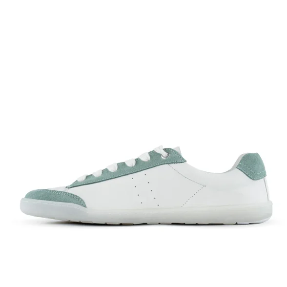 Blusun 500 White Green white barefoot sneakers with green details