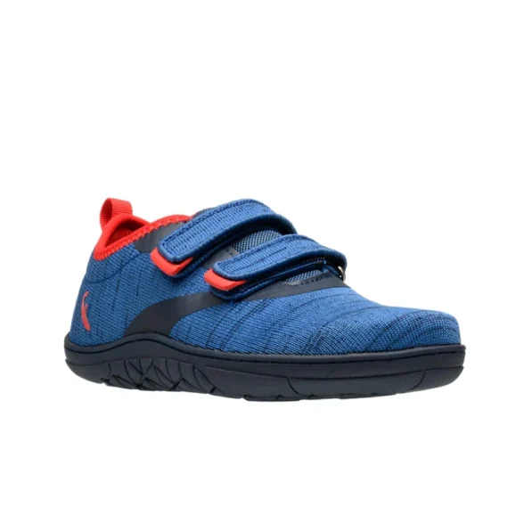 freet hoppee blue erksat sinist värvi vegan materjalidest hingavad barefoot tossud lastele ja noortele