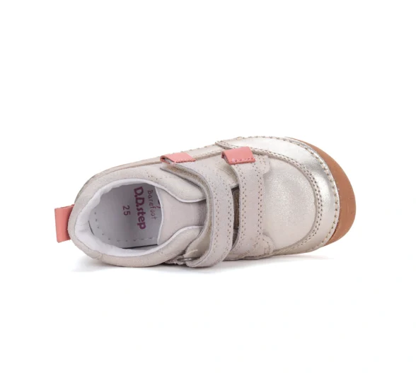 d.d.step sweetstep champagne paris sädelevad laste barefoot tossud krõpskinnitustega