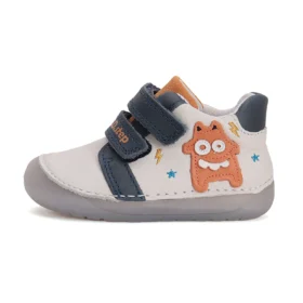 D.D.Step white monster imearmsad valget värvi laste barefoot tossud lõbusa kolli motiiviga