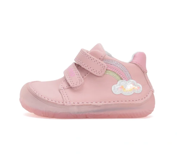 D.D.Step Baby Pink Rainbow boots