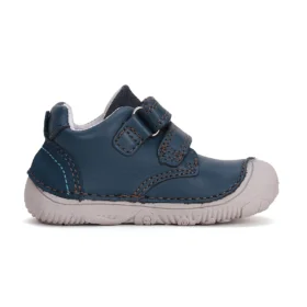 D.D.Step sweetstep royal blue üleni sinist värvi nahast laste barefoot tossud krõpsudega