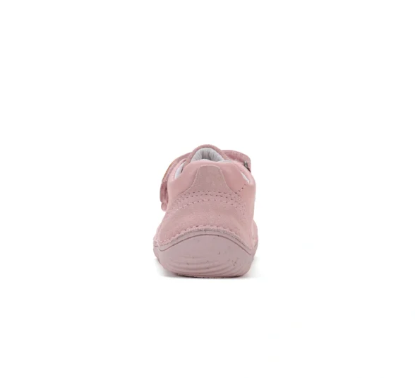 d.d.step pink classic nahast roosat värvi laste barefoot tennised