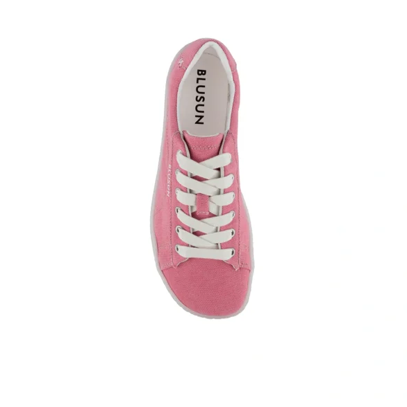 blusun 103 pink roosat värvi tekstiilist barefoot tennised paeltega