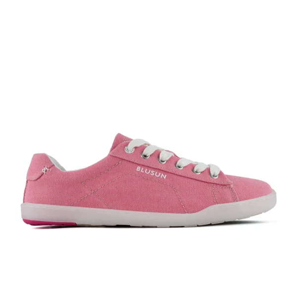 blusun 103 pink roosat värvi tekstiilist barefoot tennised paeltega