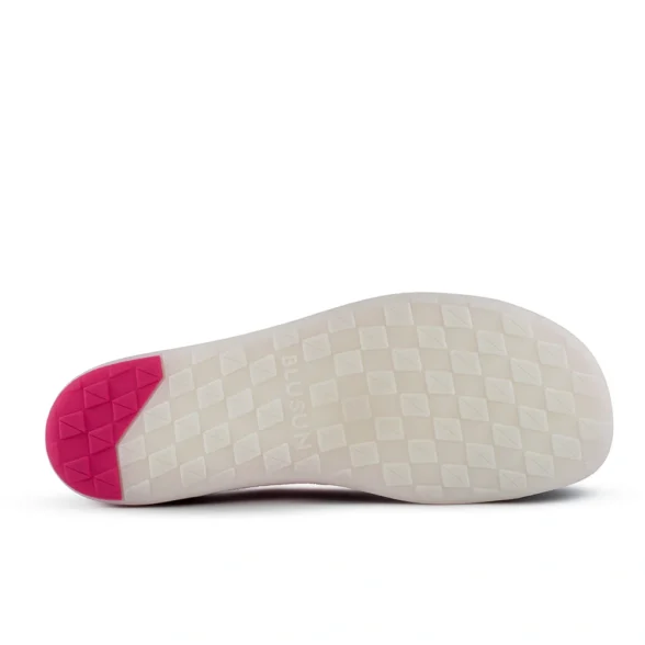 blusun 103 pink roosat värvi tekstiilist barefoot tennised paeltega