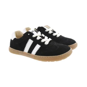 koel declan suede black stiilsed musta värvi seemisnahast barefoot tennised lastele ja noortele
