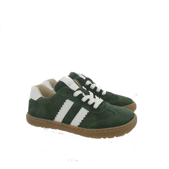 Koel declan suede green seemisnahast tumerohelised laste ja noorte barefoot tennised paelte ja lukuga