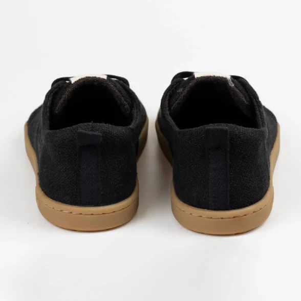 lang.s breeze night musta värvi tekstiilist barefoot tennised unisex paeltega
