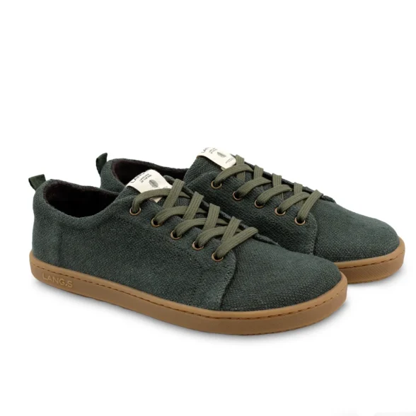 lang.s breeze forest rohelist värvi tekstiilist barefoot tennised nii meestele kui ka naistele