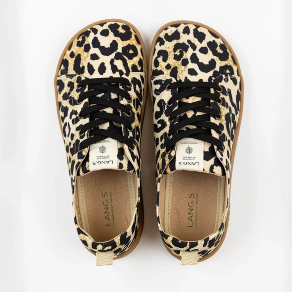 lang.s breeze leopard stiilsed ja mugavad tekstiilist barefoot tennised