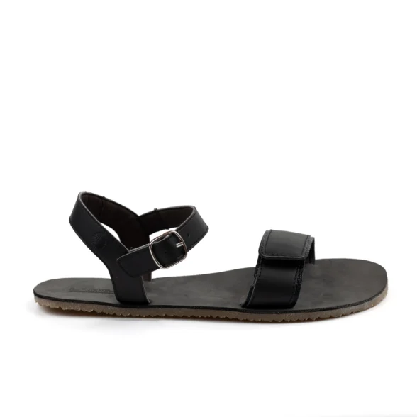 Lang.s hera vegan dark veganmaterjalidest musta värvi barefoot sandaalid naistele