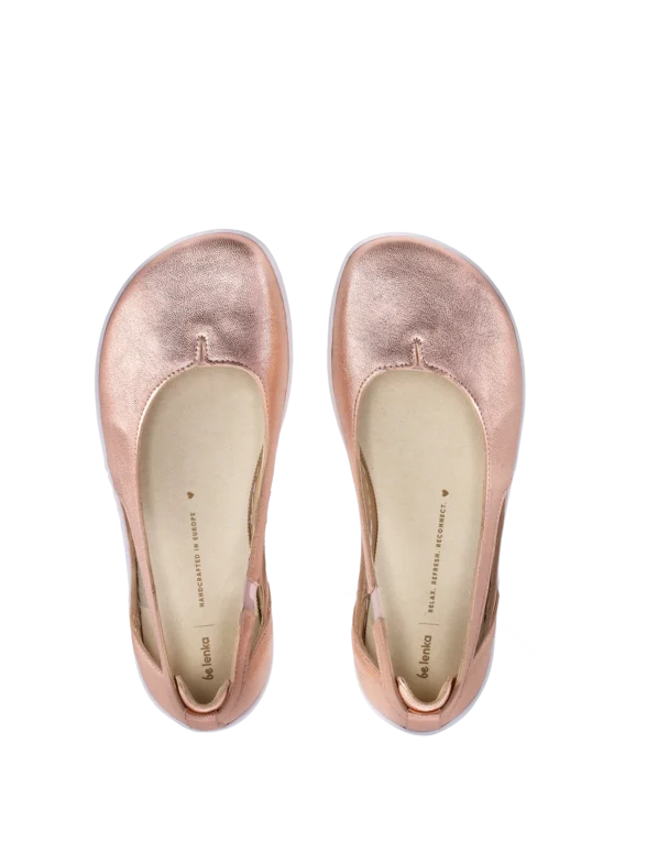be lenka bellissima 2.0 rose gold barefoot baleriinad on imeilusad kuldset tooni barefoot baleriinad naistele