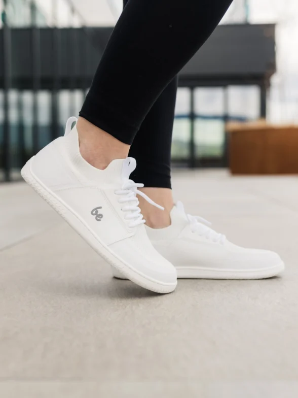 Be lenka swift all white stiilsed kootud kangast unisex barefoot tennised meestele ja naistele slip on tüüpi lihtsasti jalgatõmmatavad