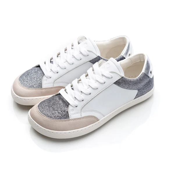 Shapen CHARM Silver Leather sneakers - Image 2
