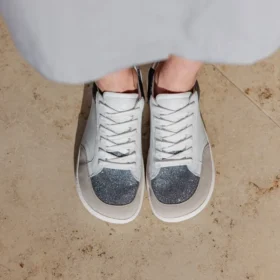Shapen CHARM Silver Leather sneakers