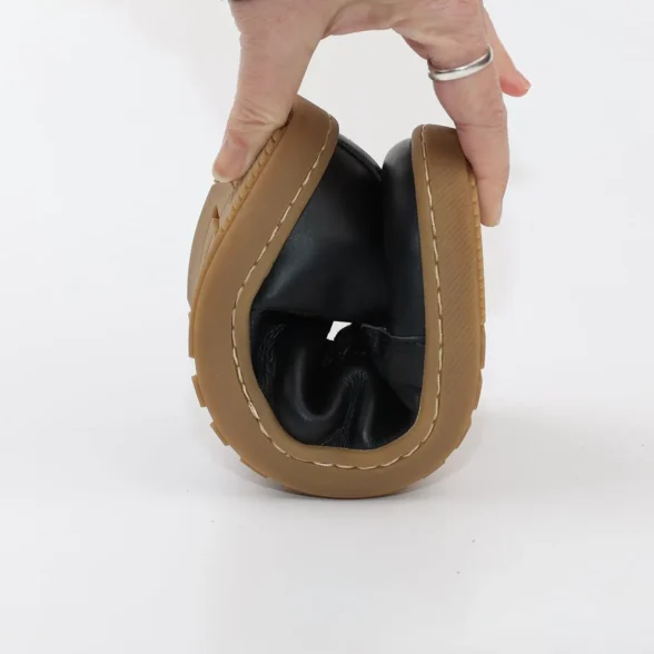 lang.s zen black üleni musta värvi kvaliteetsest nahast ja paeltega unisex barefoot paljajalu tennised naistele ja meestele