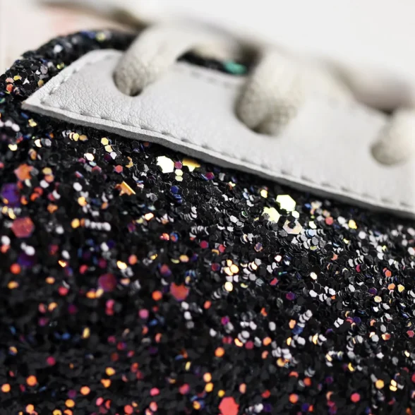 lang.s onyx chiara veganmaterjalidest särava glitteriga paeltega barefoot tennised