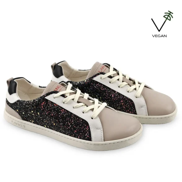 lang.s onyx chiara veganmaterjalidest särava glitteriga paeltega barefoot tennised