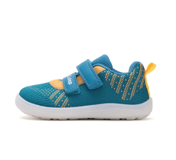 d.d.step moss green sport kootud tekstiilist kahe krõpsuga laste barefoot sporditossud