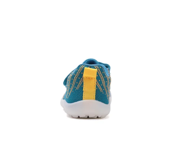 d.d.step moss green sport kootud tekstiilist kahe krõpsuga laste barefoot sporditossud