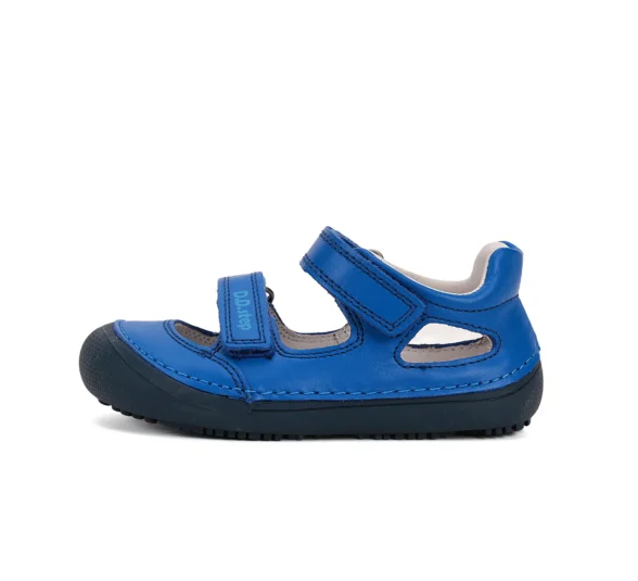 D.D.Step Bermuda Blue lagoon sinist värvi kinnise ninaosaga barefoot sandaalid lastele