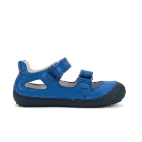 D.D.Step Bermuda Blue lagoon sinist värvi kinnise ninaosaga barefoot sandaalid lastele