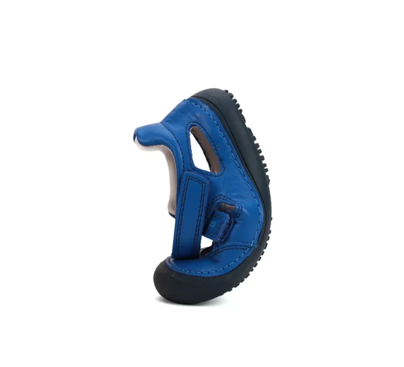 D.D.Step Bermuda Blue lagoon sinist värvi kinnise ninaosaga barefoot sandaalid lastele