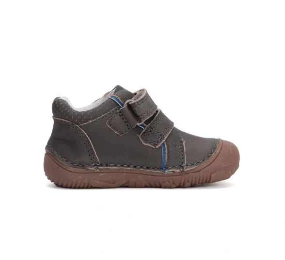 d.d.step dark grey blue stripe nahast barefoot tossud aktiivsele lapsele