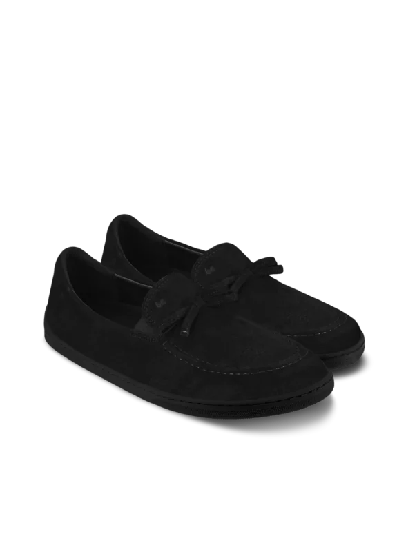be lenka aphrodite all black üleni musta värvi veluurnahast barefoot mokassiinid naistele