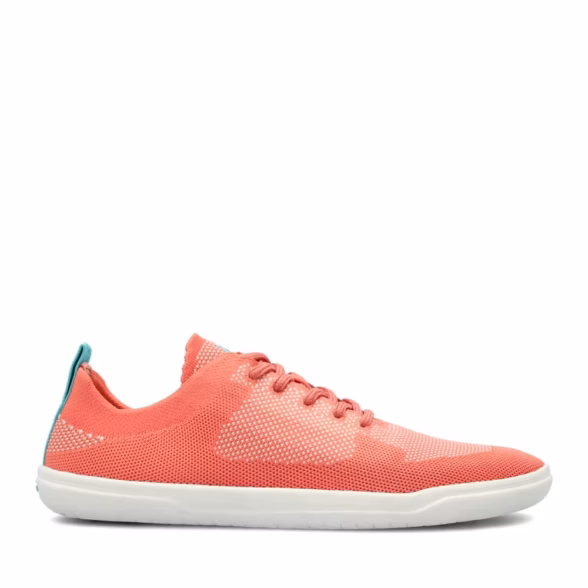 groundies active knit bright peach/aqua kootud tekstiilist kerged ja õhulised barefoot tennised naistele