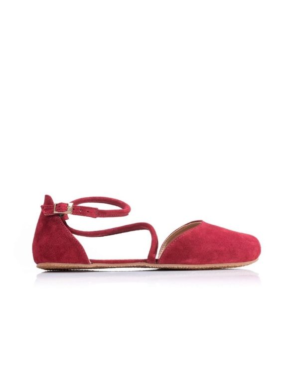 Shapen Orchid Bordeaux are beautiful barefoot shoes made from suede.