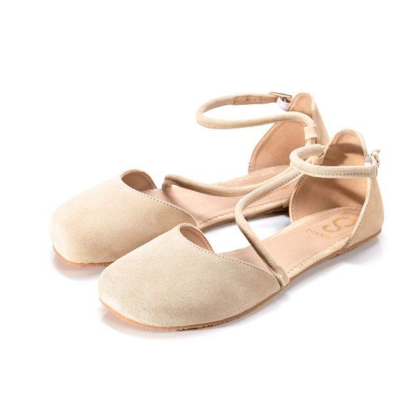 Shapen Orchid Beige are barefoot shoes made from high-quality suede.