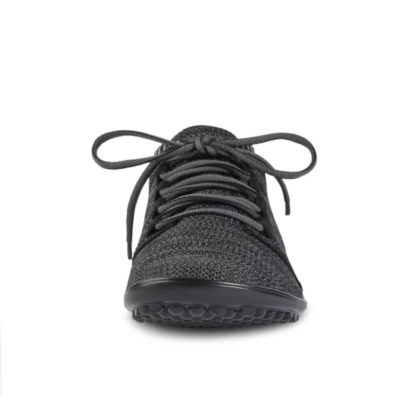 Leguano Beat Anthrazit comfortable unisex barefoot shoes made from knitted fabric and vegan materials, machine washable