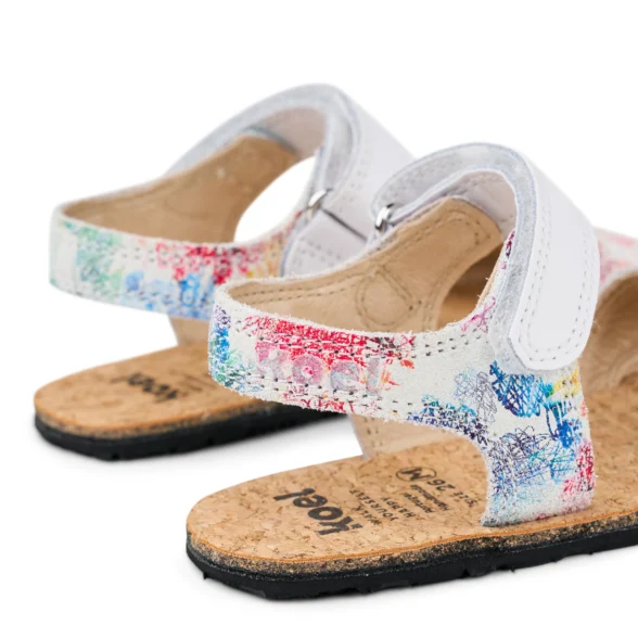 Koel Ashley sandals made of suede with velcro straps and Vibram soles barefoot shoes
