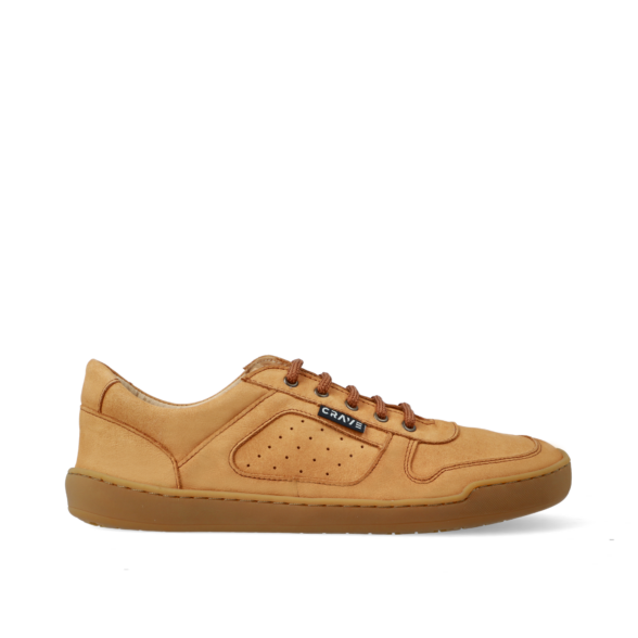 crave london cognac pruuni värvi kvaliteetsest nahast stiilsed barefoot tennised naistele ja meestele