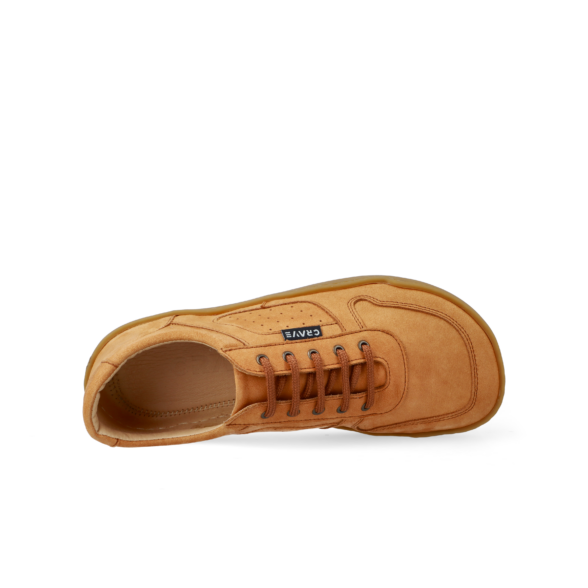 crave london cognac pruuni värvi kvaliteetsest nahast stiilsed barefoot tennised naistele ja meestele