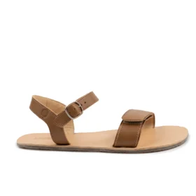 Lang.s Hera Brown classic brown leather barefoot sandals for women