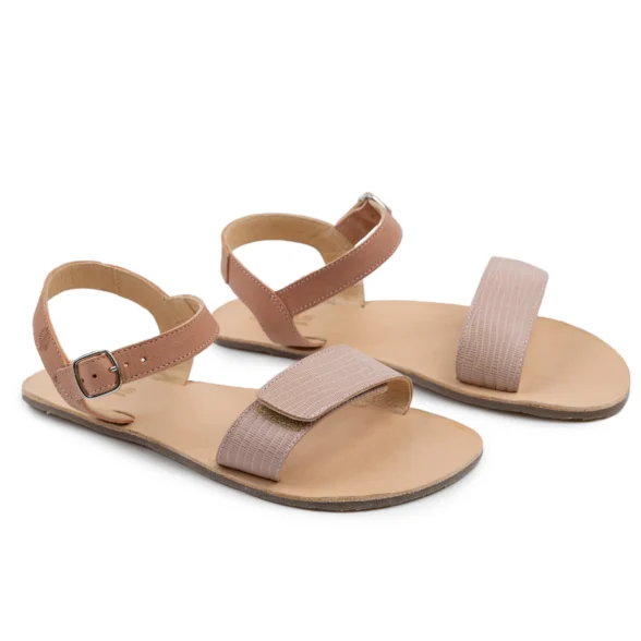 lang.s hera pink õrnroosad nahast naiste barefoot sandaalid suveks