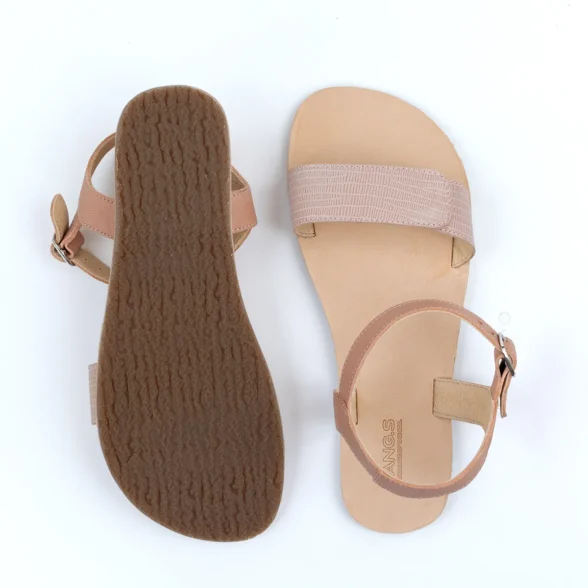 lang.s hera pink õrnroosad nahast naiste barefoot sandaalid suveks