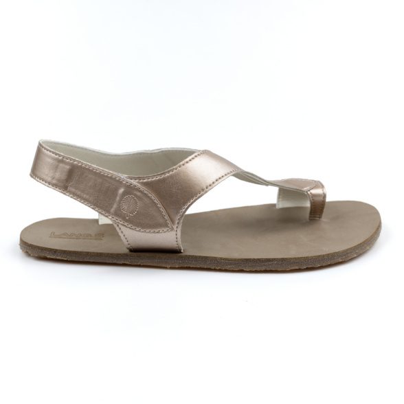 Lang.S SOUL Vegan Shimmer kuldse läikega veganmaterjalist barefoot sandaalid naistele