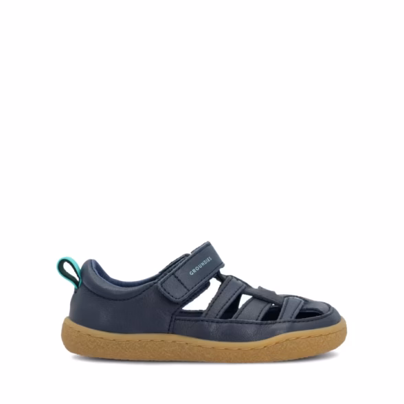 Groundies Noto Kids dark blue stylish barefoot sandals for boys