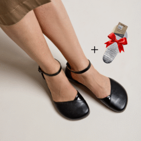Shapen POPPY Black barefoot shoes – Regular + GIFT 🎁
