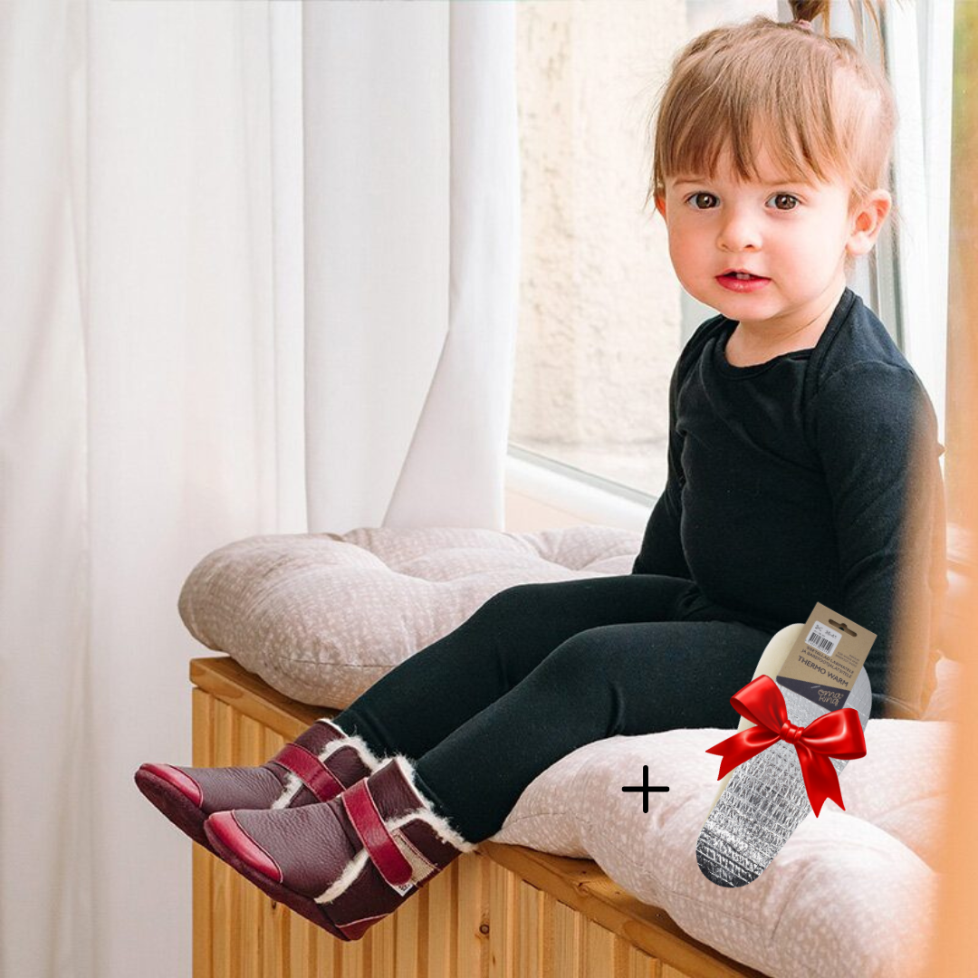 Liliputi Burgundy booties + GIFT 🎁