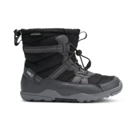 xero shoes alpine pull-on big kids black musta värvi jalgatõmmatavad laste barefoot soojad talvesaapad