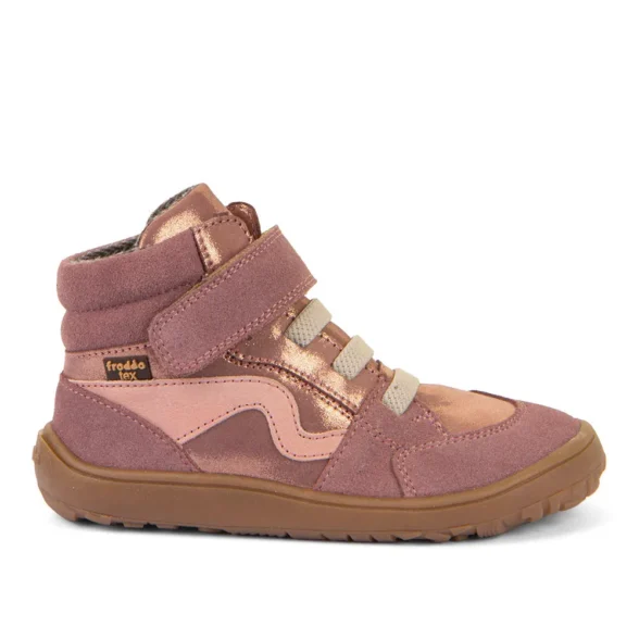 Froddo Barefoot Tex Go Pink/Gold boots