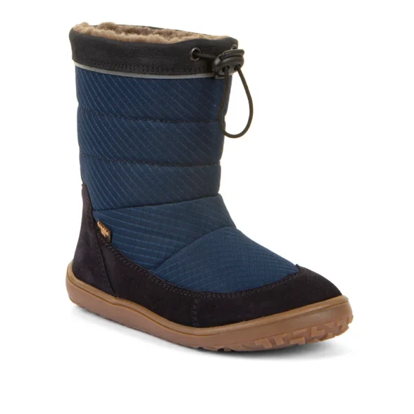 Froddo Barefoot Up Tex Snow Wool Dark Blue winter boots - Image 2