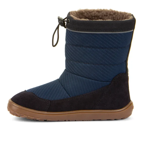Froddo Barefoot Up Tex Snow Wool Dark Blue winter boots - Image 3