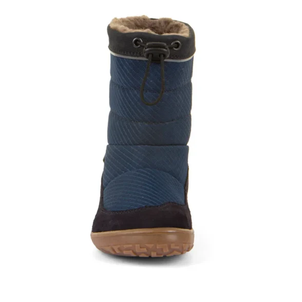 Froddo Barefoot Up Tex Snow Wool Dark Blue winter boots - Image 4